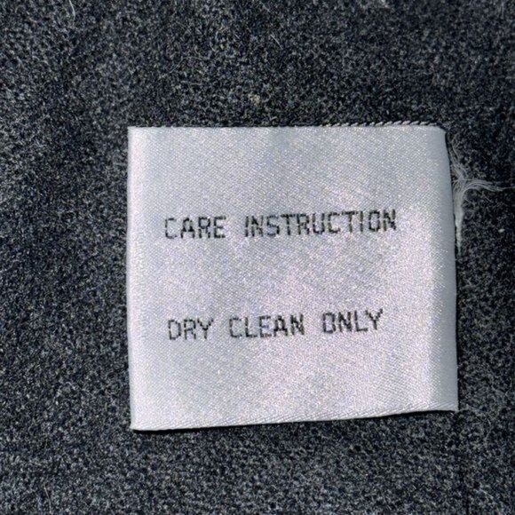 J.G. Hook Womens Teal Trench Coat Size 6 Demi Petite Polyester Wool Blend - Picture 7 of 12